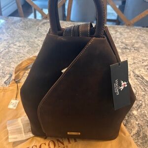 Visconti “Original Leather London” backpack/messenger
